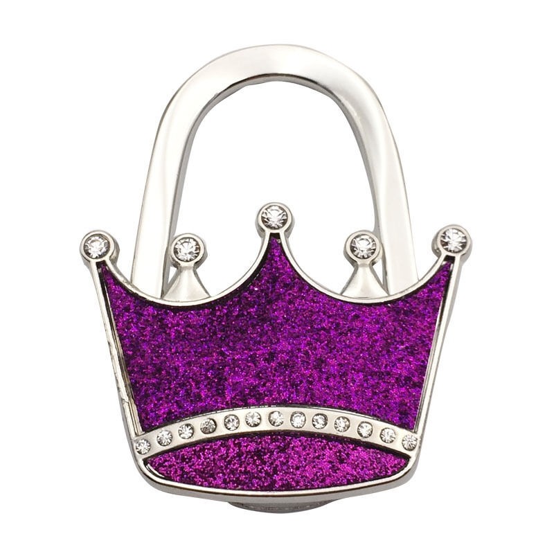 Purple Crown Handbag Hooks