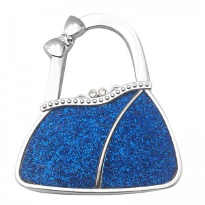 Blue Handbag Sparking Handbag Hooks