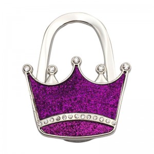 Purple Crown Handbag Hooks