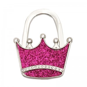 Pink Crown Handbag Hooks